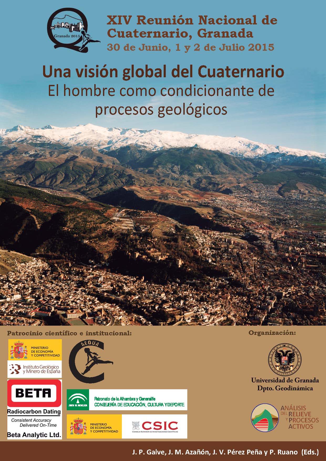 Actas XIV Reunión Nacional de Cuaternario
